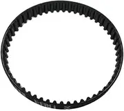 1pcs S2M Black Synchronous Belt Width 4/5/6/8/10/12/15mm Models S2M130~S2M226 Tooth Pitch 2mm Rubber Closed-loop Transmission Belt(S2M152,1pc-5mm)