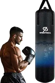 Water Punching Bag Anti Leak Heavy Duty Aqua Bag Boxing for Adults Adjustable Water Level Home Gym Workout Heavy Punching Bag for Training Fitness MMA Boxing Heavy Bag