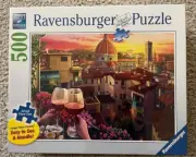 Ravensburger Cozy Wine Terrace - 500 Piece Large Format Jigsaw Puzzle |...