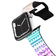 Apple Watch Series 1-3 (38mm) Impact Band Summer Dreams Aztec White