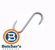 Butcher's Stainless Steel S-Hook 6" Food Meat Kitchen Hanging Metal 100 Pieces