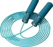 Jump Rope, Training Ropeless Skipping Rope for Fitness, Adjustable Weighted Cordless Jump Rope for Men Women Kids (Blue Long rope)