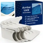 The Original USA Patents Pending Lock Sheet Holders - Secure Bed Sheets Firml...