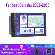 4+64GB Car Radio For Seat Cordaba 2002-2008 CarPlay Android Auto Head Unit FM AM