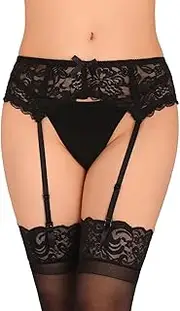 GARGALA Lace Garter Belt for Thigh High Stockings Sock Suspender Women