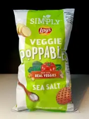 Brand New Exclusive Simply Lays Veggie Poppables Sea Salt Potato Chips 5oz