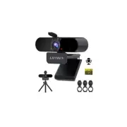 Webcam with Microphone for PC, USB Streaming Webcam, Full HD Webcam 1080P for Li