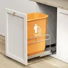 Pull Out Trash Can Under Cabinet Kit with Soft-Close Slides(Trash Bin Not Inc...