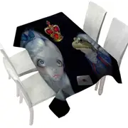 Alice and the Frog Footman Tablecloth