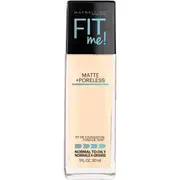 Maybelline Fit Me Matte & Poreless Foundation - Porcelain 110 30ml