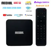 MECOOL KM7 SE ATV Android 11 TV Box 2G 32G S905Y4 WiFi BT5.1 AV1 HDR Set top Box
