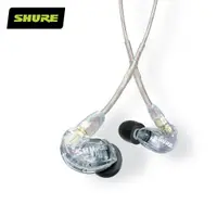 在飛比找PChome24h購物優惠-SHURE SE215隔絕噪音 耳道式耳機 透明色