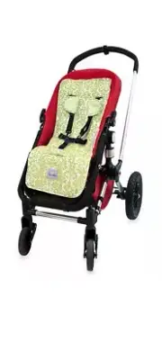 New Ritzy Liner by Itzy Ritzy Reversible Stroller Liner in Avocado Damask