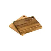 2pc Peer Sorensen Acacia Wood 19.5cm Utility Chopping/Cutting Board Set Natural