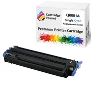 Cyan Compatible Toner Cartridge Replacement for HP 124A Q6001A (2,000 Pages) for HP Color Laserjet 1600 2600n 2605 2605dn 2605dtn CM1015 MFP CM1017 MFP