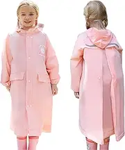 [Fewlby] Kids Rain Coat for Girls Boys Raincoat Lightweight Waterpoof Kids Rain Jacket Toddler Rain Wear L-4XL Size