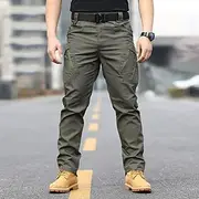 Men's Cargo Pants Hiking Pants Trousers hiking trousers Outdoor Regular Fit Waterproof Windproof Quick Dry Lightweight Pants / Trousers Pocket Zipper Pocket Bl