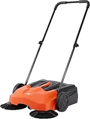 [Yard Force] 68cm Hand Push Sweeper with Twin Side Brush Attachments - HW FS68