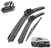 Front Rear Window Wiper Set Windshield Windscreen Wiper Blades Kit,For Dacia,For Renault,For Logan MK2 2013 2014 2015