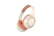 Bluetooth Wireless Headphones Gaming Headsets Stereo Over Ear Soft Earmuffs Headset-Orange