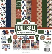 Echo Park FOOTBALL - 12x12 Collection Kit Sports Team Scrapbook Journal