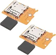 2PCS TF SD Card Slot Socket Reader SD Card Reader Board TF SD Card Slot Replacement Repair Part Compatible with Nintendo Switch Memory Card