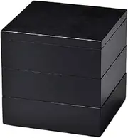 J-Kitchens Excursion Lunch Box, Made in Japan, 5.5 inch (5.5 cm), Matte Black (1 Piece), 6.5 inches (16.5 cm), Fashionable