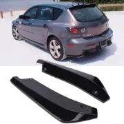 For Mazda 2 3 5 6 CX-3 CX5 CX-7 Rear Bumper Lip Diffuser Splitter Canard Spoiler (for: Mazda)