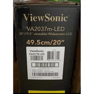 viewsonic Va2037m-led 20吋 led螢幕