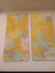 Floral Pillowcases SET Pastels Standard Size