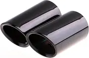 2pcs Car Exhaust Tip Muffler Tip Cover Compatible For Audi A1 A3 A4 TT Auto Accessories Compatible For VW PASSAT TIGUAN