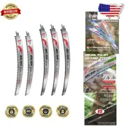 5-Piece Japanese Teeth Reciprocating Saw Blade Set for Efficient Wood Cutting