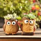 Cute Cartoon Pen Container Creative Resin Flower Pot New Garden Cactus Potted