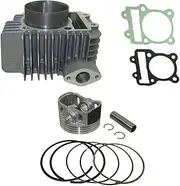 WOODEY 62mm Engine Cylinder, Piston Kit 13mm Pin, Head Gaskets 62mm 67mm for YX 170cc 2 Valve Engine ﻿