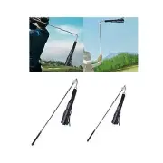 Golf Ribbon Stick Golf Swing Training Aid for Beginner Indoor Outdoor Rhythm