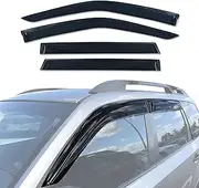 AUSGO Weathershields Compatible with Subaru Forester S3 2008-2012, Weather Shields Window Visors Wind Deflectors Sun Rain Guard 4PCS Set