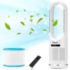 Tower Fan,Bladeless Fan for Bedroom,2-in-1 Oscillating Fan 20dB Quiet Cooling...