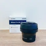 (CANON用M系列) SIGMA 56MM F1.4 DC DN鏡頭 二手 中焦距 遠攝 輕量 人像 大光圈 無反定焦