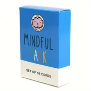 The School Of Mindfulness Game,Mindful Talk Cards For Children And Parent,Authentic And Meaningful Conversations