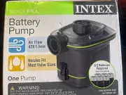 Intex Quick Fill Battery Operated Air Pump Inflates & Deflates - Brand New