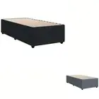 Bed Frame Slat Mattress Base Wooden Bedstead Bedroom Furniture Velvet vidaXL