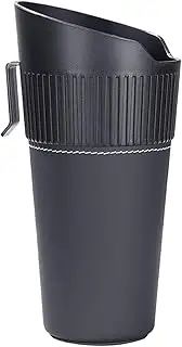 Generisch Car Door Rubbish Can - Car Cup Holder Rubbish Bin Leather Packing Log Rubbish Cup Holder Washable Vehicle Rubbish Bin, Multifunctional Organisers and Storage for SUV, Home