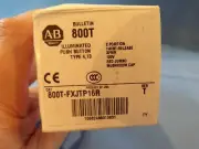 NEW AB BULLETIN 800T-FXJTP16R Illuminated Twist Release Red JUMBO Switch B720