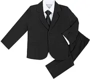 [Spring Notion] Baby Boys' Formal Black Dress Suit Set