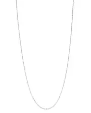 Bloomingdale's Fine Collection Crisscross Link Chain Necklace in 14K White Gold