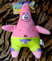 Dog Toy Patrick Star Plush Nickelodeon - Pink and Green Sz Med/large New!
