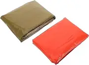 Yardwe Survival Blanket Waterproof Windproof Warmth Camping Essentials Emergency Poncho Outdoor Gear Hiking