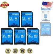 Reliable 32GB SDHC 5 Pack - Class 10 Memory Cards for Trail Cameras & Laptops