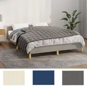 Weighted Blanket Bedding Calming Heavy Quilt Blanket for Anxiety Fabric vidaXL