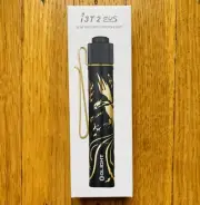 OLight I3T 2 EOS • Dragon & Phoenix Golden Black Flashlight • Tail Switch • EDC